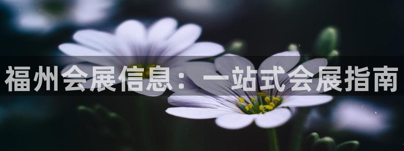 果博怎么注册账号：福州会展信息：一站式会