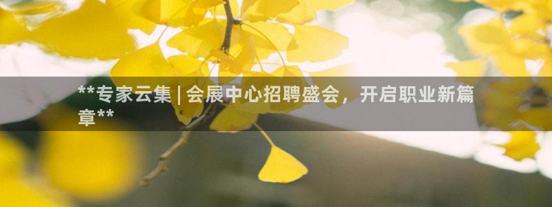 果博gbe168：**专家云集 | 会展中心招聘盛会，开启职业新篇
章**