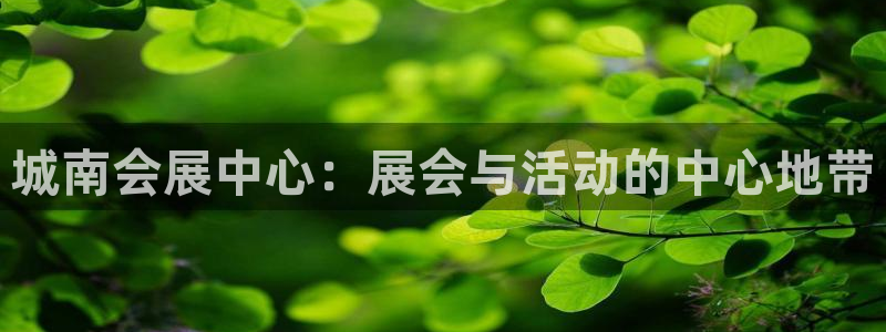 果博平台真实吗知乎：城南会展中心：展会与活动的中心